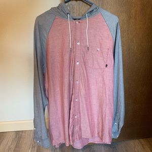 Nike Button Down Shirt with Hood